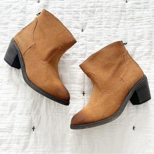 NEW Skechers Aloft Faux Suede Brown Ankle Boots Size 8